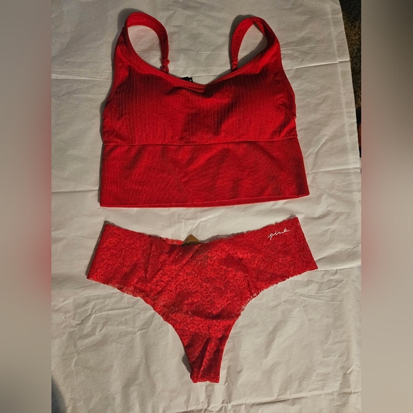 VS PINK 3 PC SET M/L Nwt - Picture 6 of 8